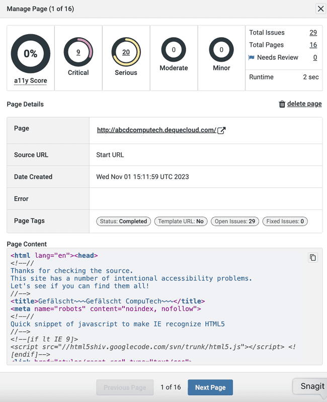 Manage Issues